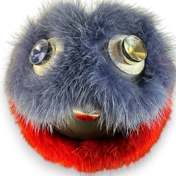 Fendi Large Bug Bag Charm "Funky Fur" with COA - Picture 6 of 6